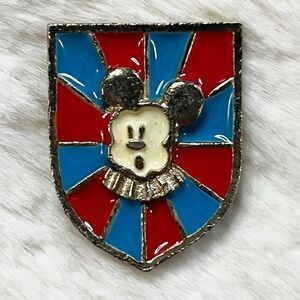 🔮 5/$25 Vintage Disney‎ Mickey Mouse Shield Button Cover